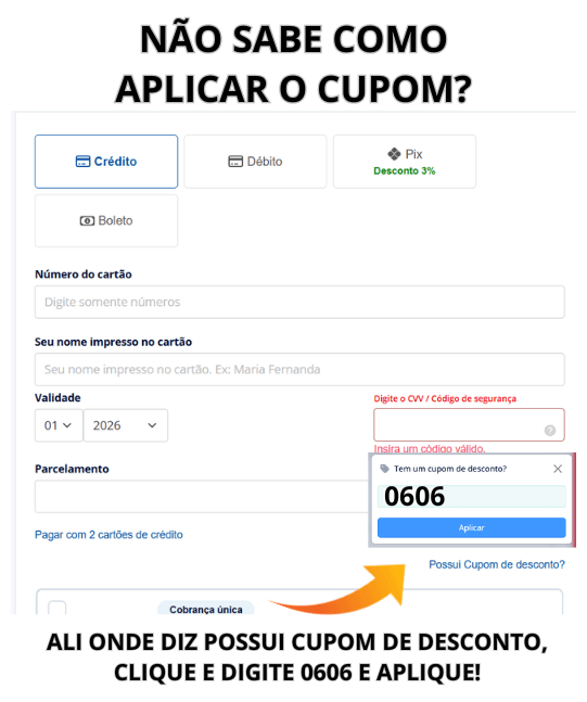 Como aplicar o cupom no checkout